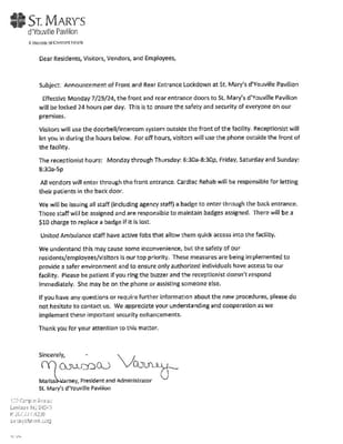 St. Mary’s D‘Youville Pavilion