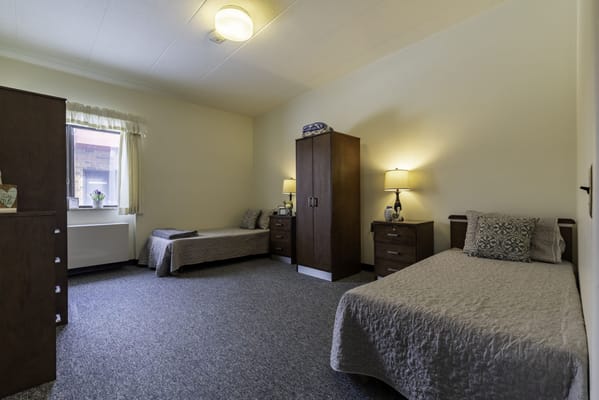 Cozy private resident room with two beds