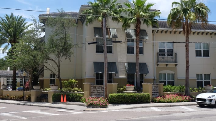 Exterior view of The Estate at Hyde Park building