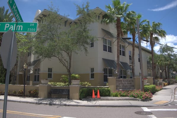Exterior view of The Estate at Hyde Park
