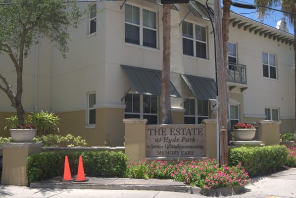 Exterior view of The Estate at Hyde Park building