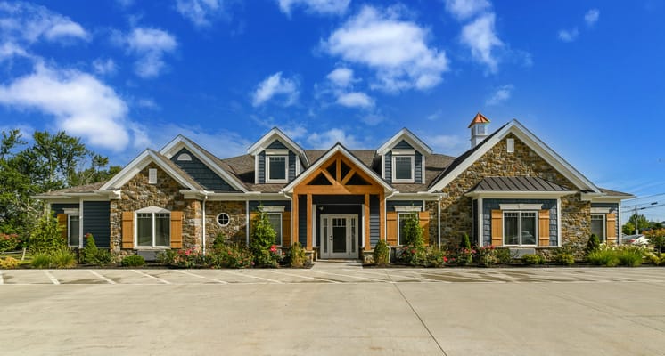 Front exterior view of a senior living facility
