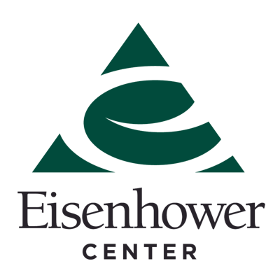 Eisenhower Center logo with green design elements