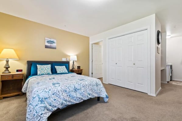 Cozy private resident room with modern decor