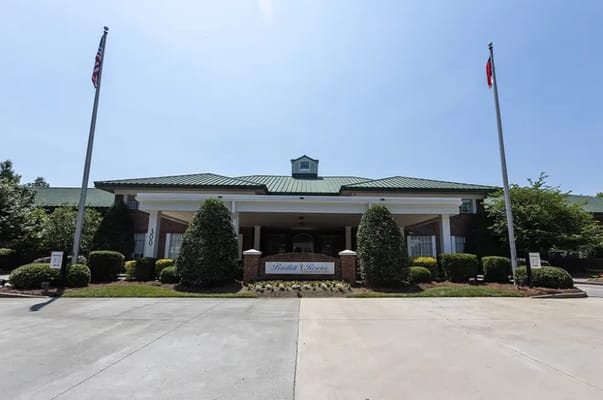 Front exterior view of a senior living facility
