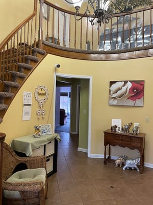 Interior view of a welcoming common area