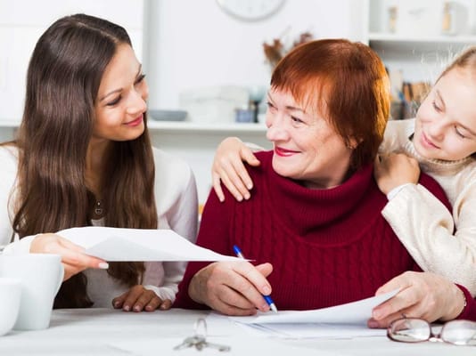 Residents engaging in activities at a common area
