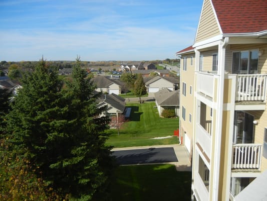 View of the facility exterior with nearby residential areas