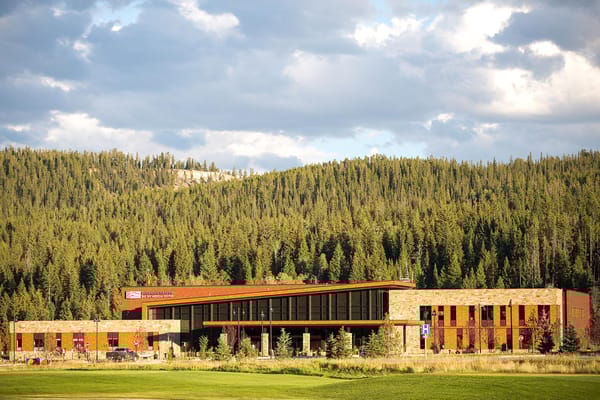 Exterior view of Big Sky Healthcare Community building