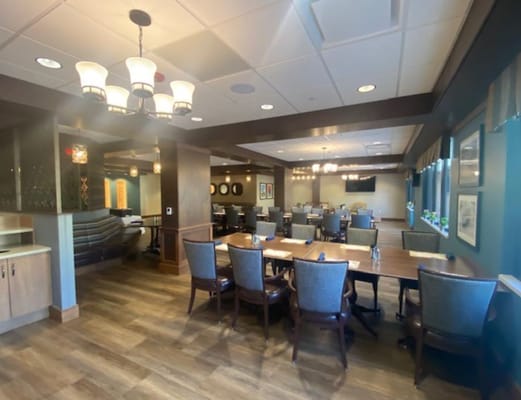 Interior view of the facility's dining room