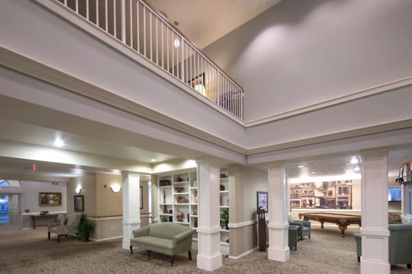 Interior common area with seating and decor