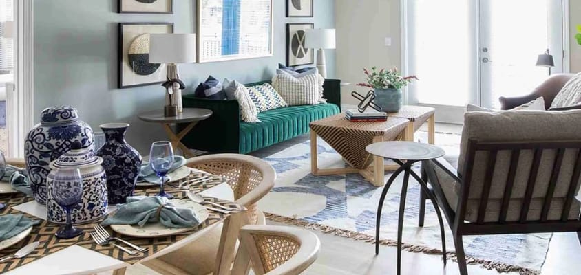 Interior common area with seating and decor