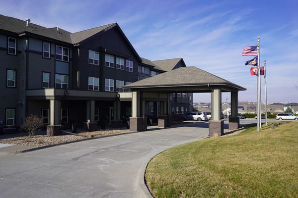 Exterior view of the Esprit Whispering Ridge entrance