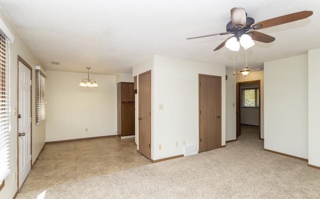 Interior view of a residential living space
