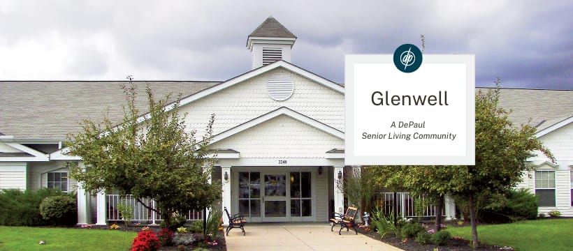 Exterior view of Glenwell facility building