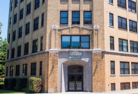 Exterior view of Linwood Elderly Housing building