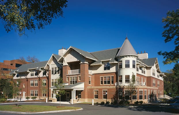 Exterior view of Neville Center at Fresh Pond