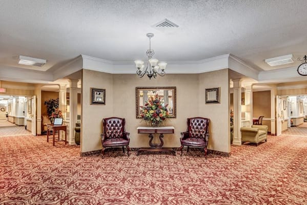 Interior of the facility with comfortable seating and decor