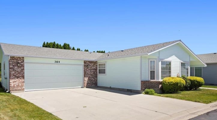 Exterior view of a single-story assisted living facility