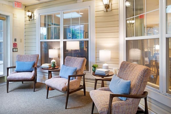 Cozy common area with comfortable seating and decor