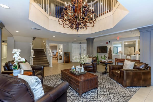 Interior view of a welcoming common area