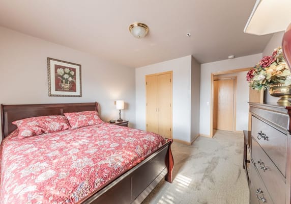 Cozy private bedroom with elegant decor