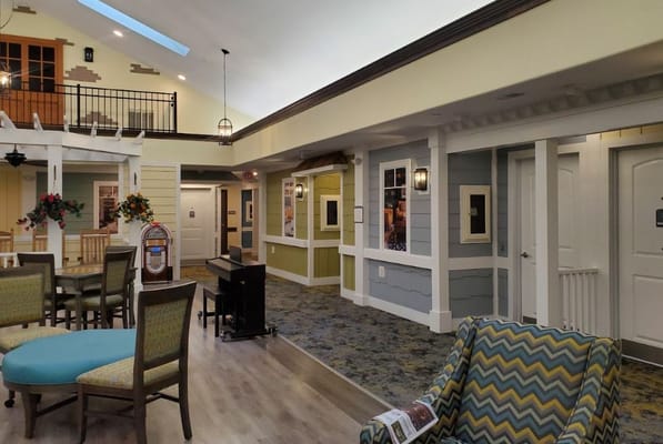 Interior view of the facility's common area