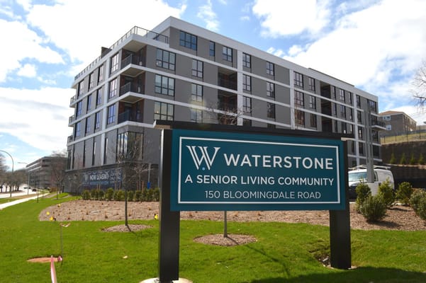 Exterior view of Waterstone senior living community