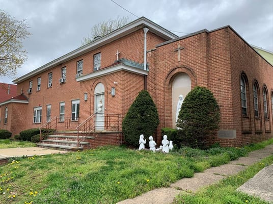 Exterior view of a senior living facility building