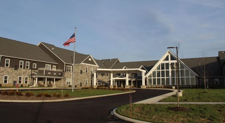 Exterior view of The Village of St. Edward at Green