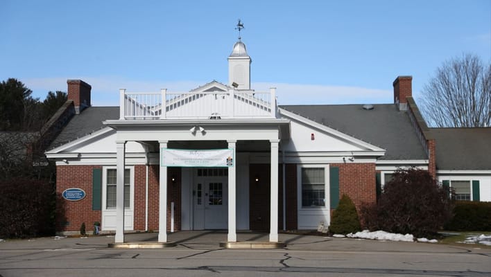 Front entrance of Webster at Rye facility