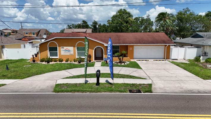 Exterior view of Ocean Breeze Assisted Living Facility