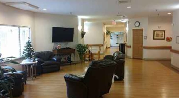 Interior view of a common area in the facility