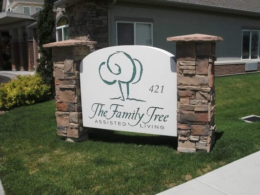 Sign for The Family Tree Assisted Living