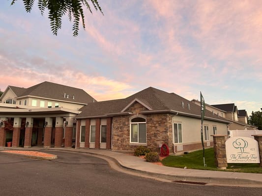 Exterior view of Family Tree Assisted Living building