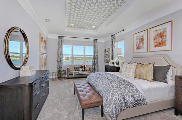 Bright and spacious resident room with modern decor