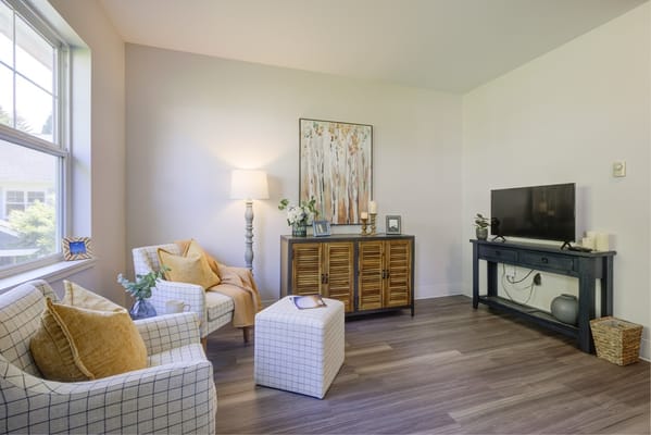 Cozy interior living room with comfortable seating