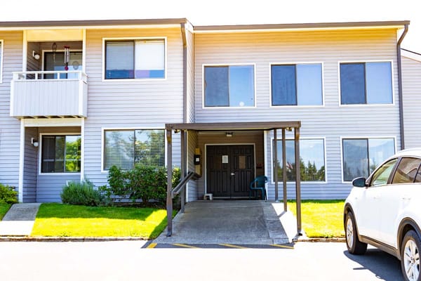 Exterior view of the facility with accessible entrance