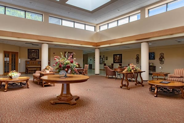Interior common area with seating and decor