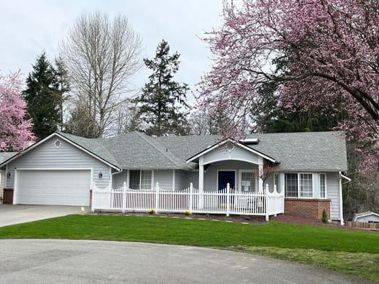 Exterior view of a single-story residential facility