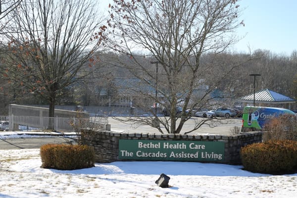 Sign for Bethel Health Care and The Cascades Assisted Living
