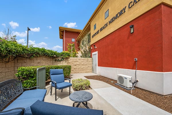 Exterior view of Newport Beach Memory Care facility