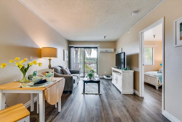 Bright and inviting interior of a living room