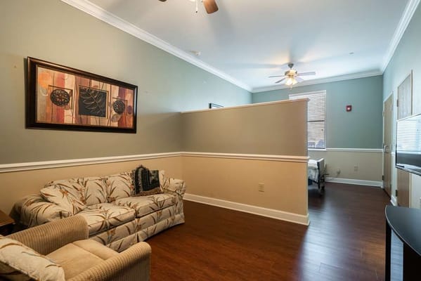 Interior view of a cozy residential room