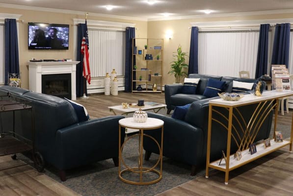 Interior common area with seating and decor