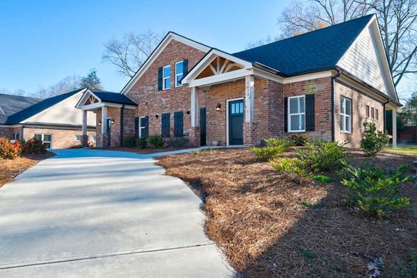 Exterior view of a residential assisted living facility