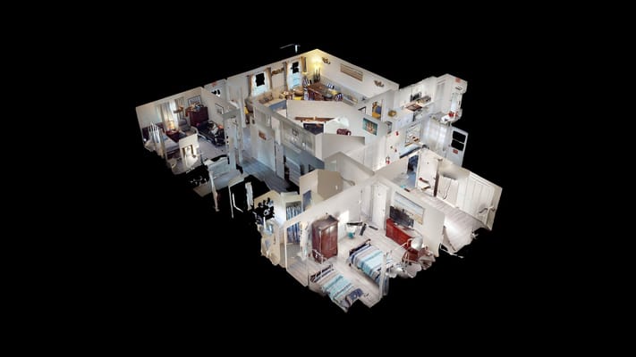 3D interior layout of a senior living unit at The Irie Palms