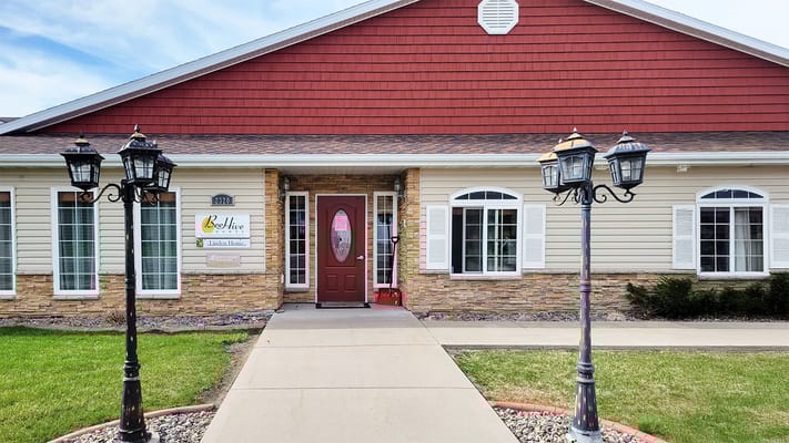 Exterior view of BeeHive Homes entrance