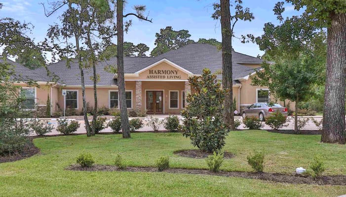 Exterior view of Harmony Assisted Living facility