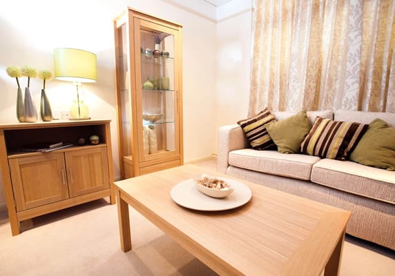 Cozy living room area with furniture and decor